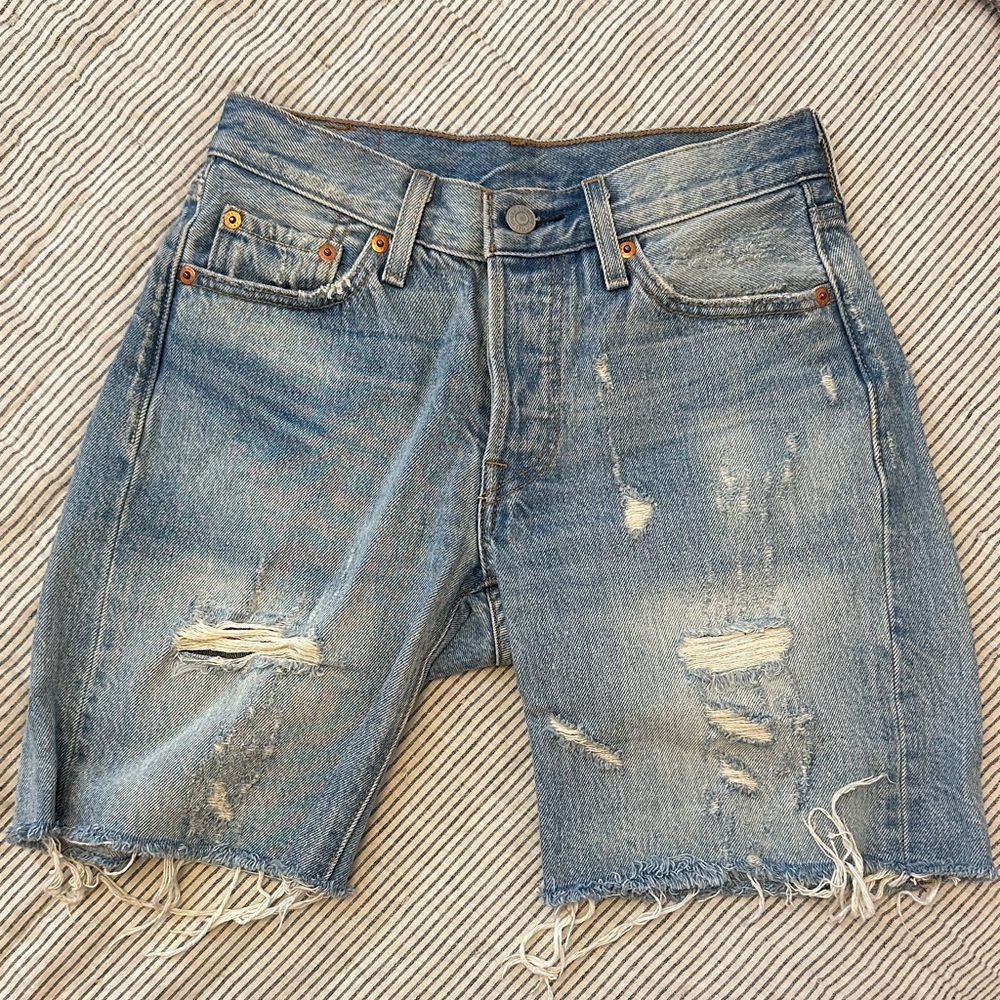 Levi’s 501 Distressed Jean Shorts